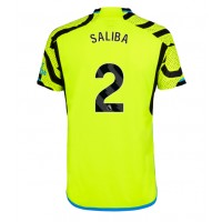 Fotbalové Dres Arsenal William Saliba #2 Venkovní 2023-24 Krátký Rukáv
